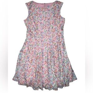 Danny & Nicole, Women’s Flowy Mini Dress, Multicolored & floral, Size 12, Used